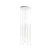 Lampa wisząca Louise 12 AZ3421- AZzardo